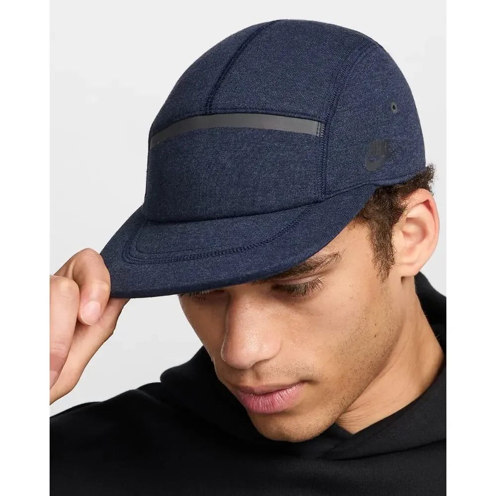 Nike Fly Unstructured Tech Fleece Cap Hat Size M/L Navy Blue HJ3504 451 BNWT